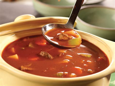 beef-vegetable-soup-swanson-campbell-soup image