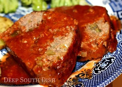 creole-meatloaf-with-tomato-gravy-deep-south-dish image