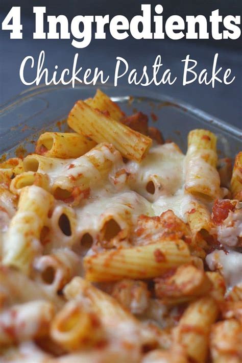4-ingredient-chicken-pasta-bake-the-classy-chapter image