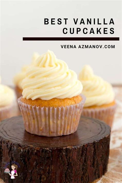 vanilla-cupcakes-with-custard-buttercream-veena image