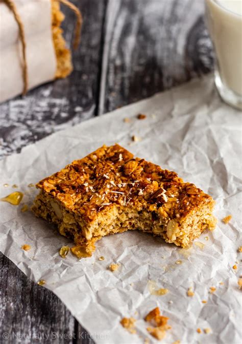 easy-honey-almond-flapjacks-naturally-sweet-kitchen image