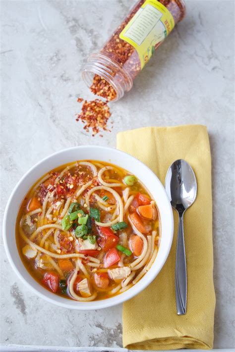 instant-pot-sesame-chicken-noodle-soup-video image