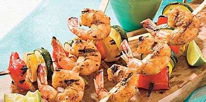 spicy-glazed-shrimp-and-vegetable-kabobs image