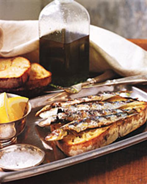 fresh-sardines-on-grilled-bread-recipe-food-wine image