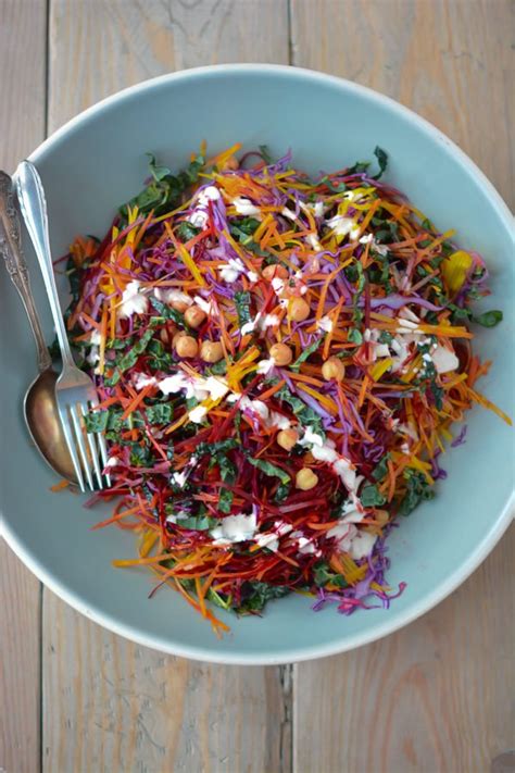 shredded-rainbow-salad-with-greek-yogurt-caesar image