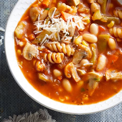 vegetable-and-pasta-soup-eatingwell image