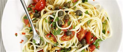 linguine-with-fresh-puttanesca-sauce-recipe-olivemagazine image