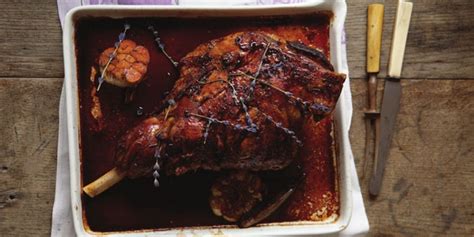 roast-leg-of-lamb-with-garlic-lavender-recipe-taste image