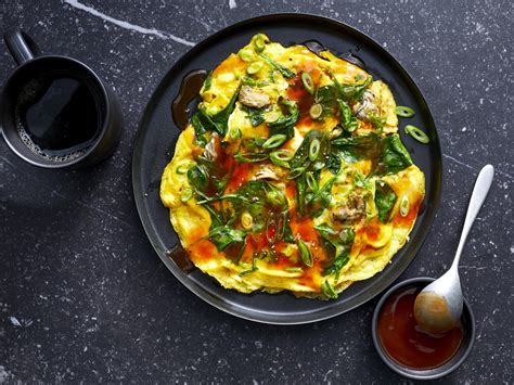 taiwanese-oyster-omelet-recipe-ruth-reichl-food image