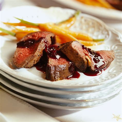 venison-with-blackberry-sauce-recipe-eatingwell image