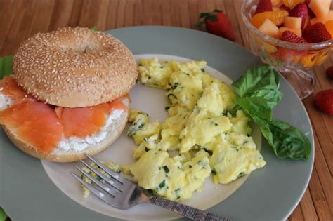 fluffy-scrambled-eggs-with-basil-the-scramble image