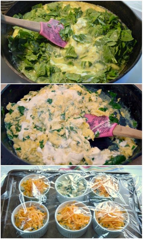 delicious-overnight-scrambled-eggs-with-spinach-an image