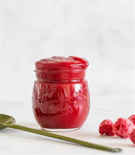 the-best-thick-raspberry-sauce-perfect-fruit-sauce image