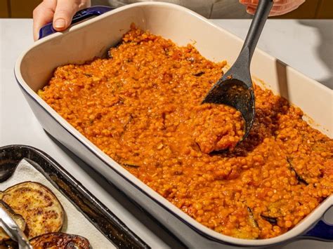 red-lentil-and-eggplant-moussaka-recipe-kitchen image