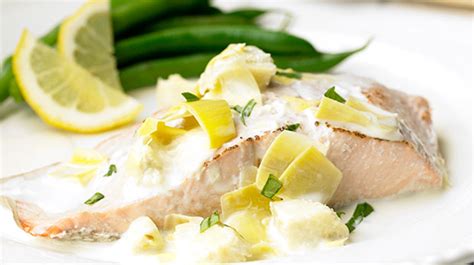 roasted-salmon-fillets-with-creamy-artichoke-sauce image