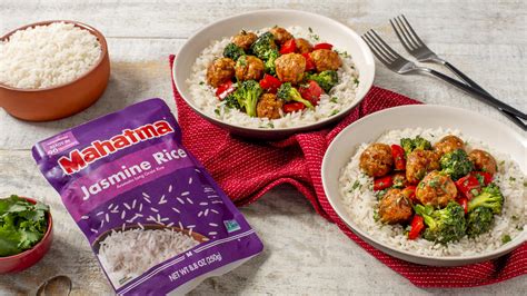 sweet-sour-meatballs-with-rice-mahatma-rice image