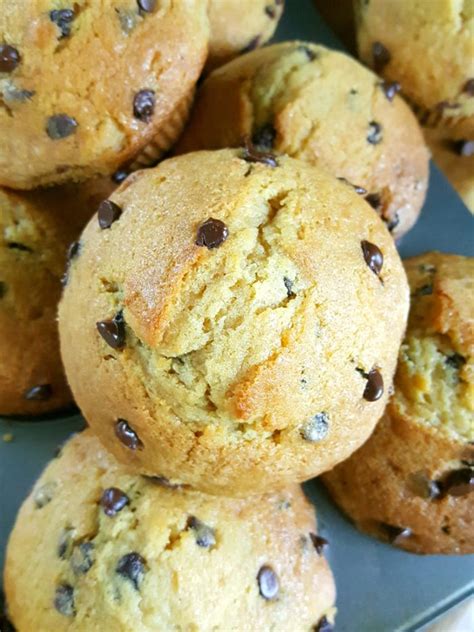 bakery-style-sour-cream-chocolate-chip-muffins-beat image