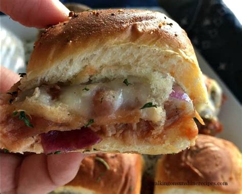 how-to-make-the-easiest-bbq-chicken-slider-sandwiches image