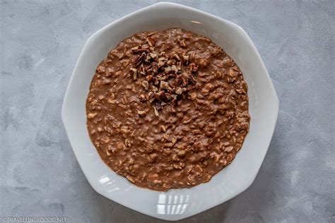 chocolate-oatmeal-recipe-healthy-oatmeal-breakfast image