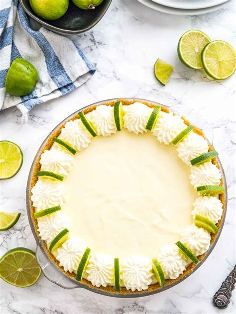 no-bake-key-lime-pie-plated-cravings image