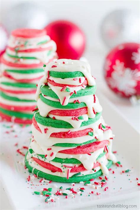 festive-christmas-tree-sugar-cookie-stacks-taste-and image