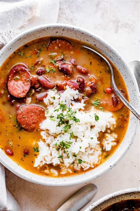 the-best-red-beans-and-rice-recipe-southern-comfort-food image