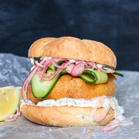 fried-fish-sandwich-with-quick-pickled-red-onions image