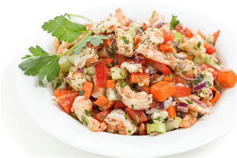 italian-shrimp-salad-with-fresh-vegetables-the-lemon image
