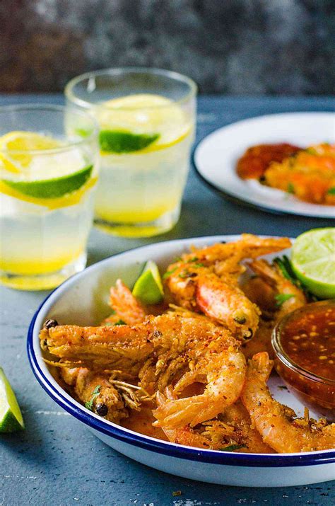 szechuan-salt-and-pepper-shrimp-prawns-the-flavor image