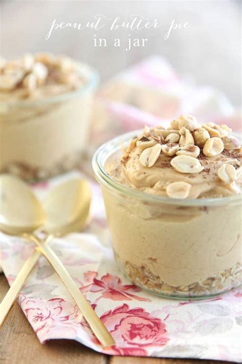 peanut-butter-pie-in-a-jar-with-oatmeal-crust-julie-blanner image
