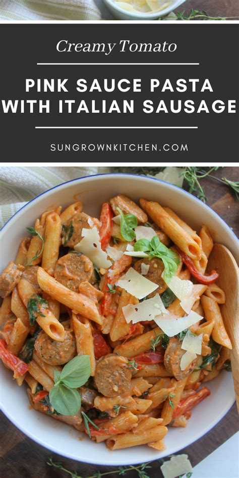 creamy-tomato-pink-sauce-pasta-with-italian-sausage image