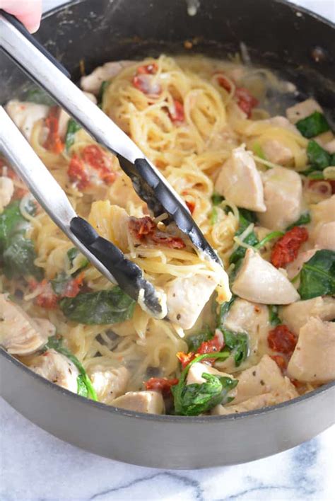 quick-one-pot-chicken-florentine-nourished-simply image