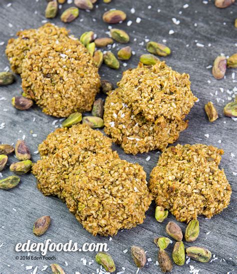 eden-foods-eden-recipes-coconut-pistachio-cookies image