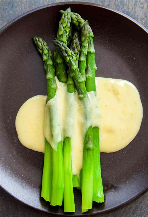 steamed-asparagus-and-homemade-hollandaise-simply image