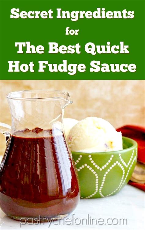 the-best-quick-hot-fudge-sauce-recipe-pastry-chef image