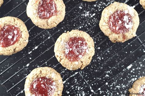 paleo-strawberry-thumbprint-cookies-gluten-free-palate image