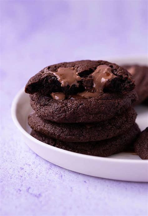 the-best-chocolate-fudge-cookies-sweetest-menu image