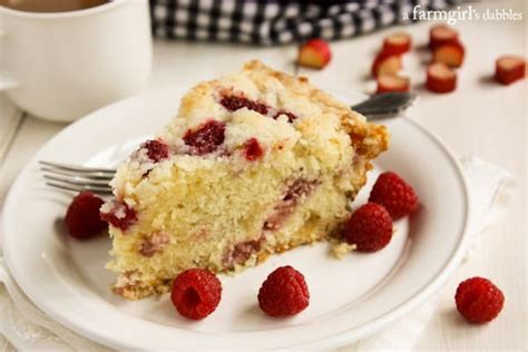 raspberry-rhubarb-skillet-coffee-cake-l-a-farmgirls image