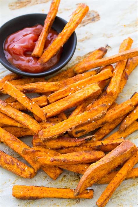 crispy-baked-sweet-potato-fries-recipe-kristines-kitchen image