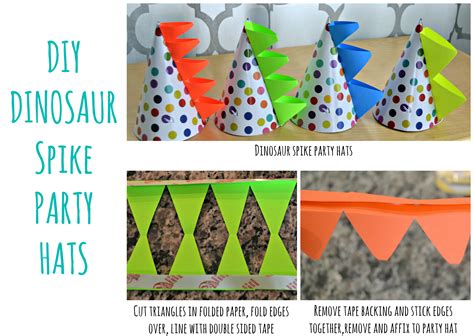 dinosaur-birthday-party-tails-party-hats-and-favors image