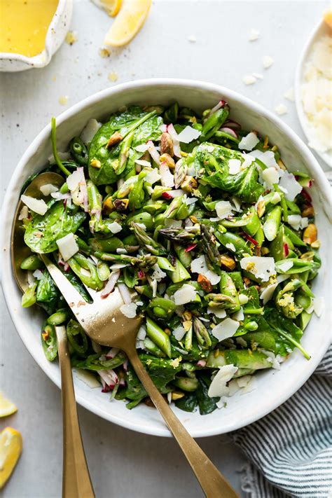 spring-vegetable-salad-with-pistachios-parmesan image