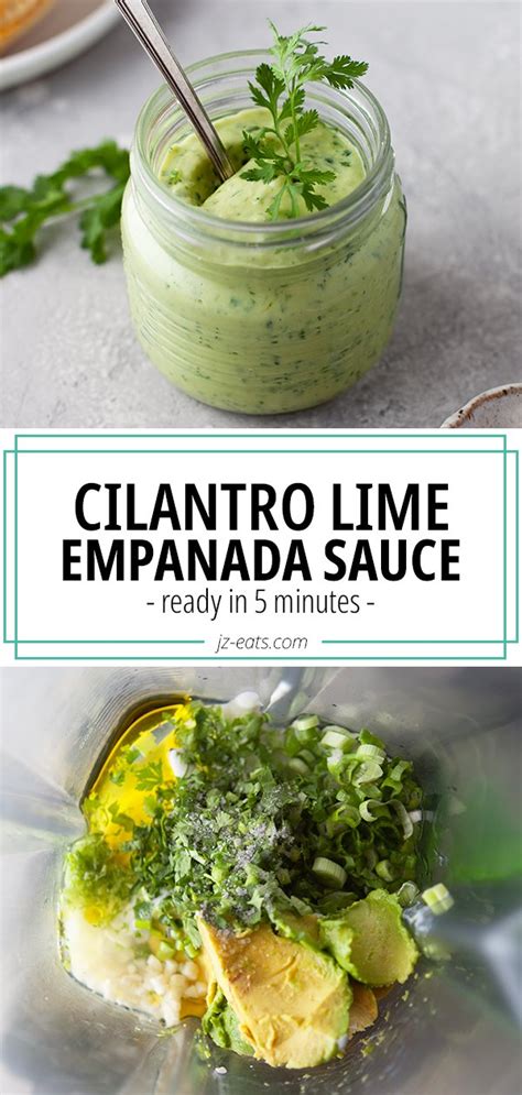 5-minute-cilantro-lime-empanada-sauce-jz-eats image