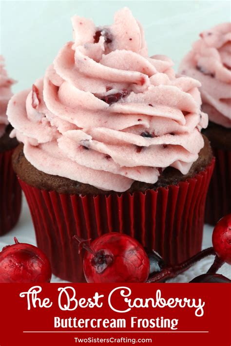 the-best-cranberry-buttercream-frosting image