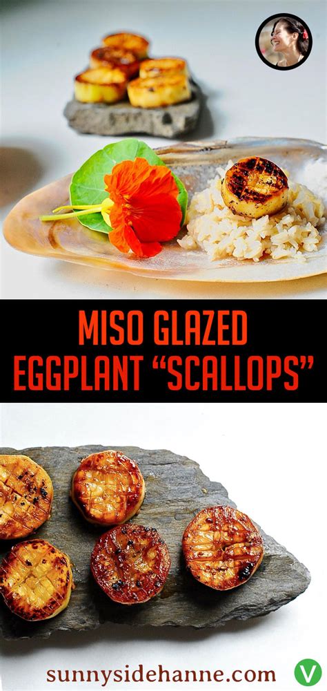 vegan-scallops-miso-glazed-eggplant image