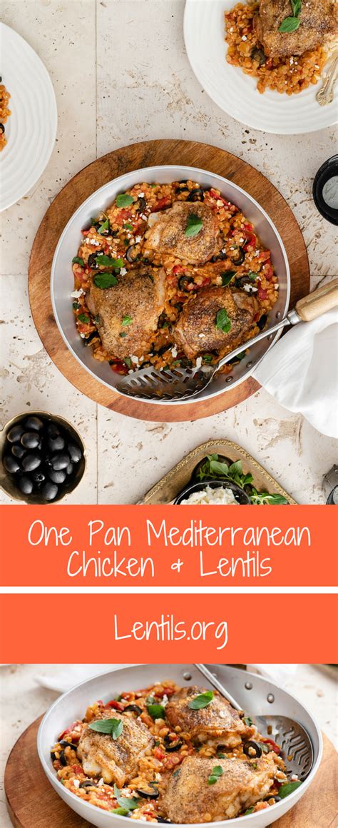 one-pan-mediterranean-chicken-lentils-skillet-meal image
