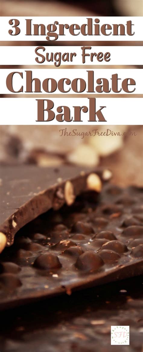 3-ingredient-easy-sugar-free-chocolate-bark image