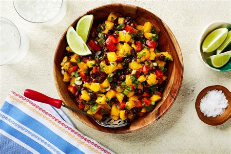 vegan-black-bean-and-mango-salad-recipe-the-spruce image
