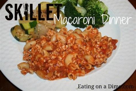 beef-and-macaroni-skillet-dinner-eating-on-a-dime image