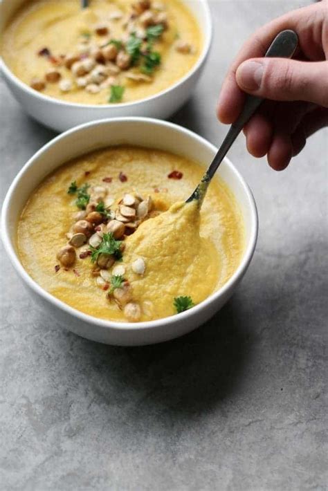 curried-roasted-carrot-cauliflower-soup-nourished image