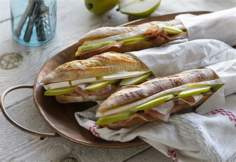 shaved-ham-and-pear-sandwich-with-brie-cheese image